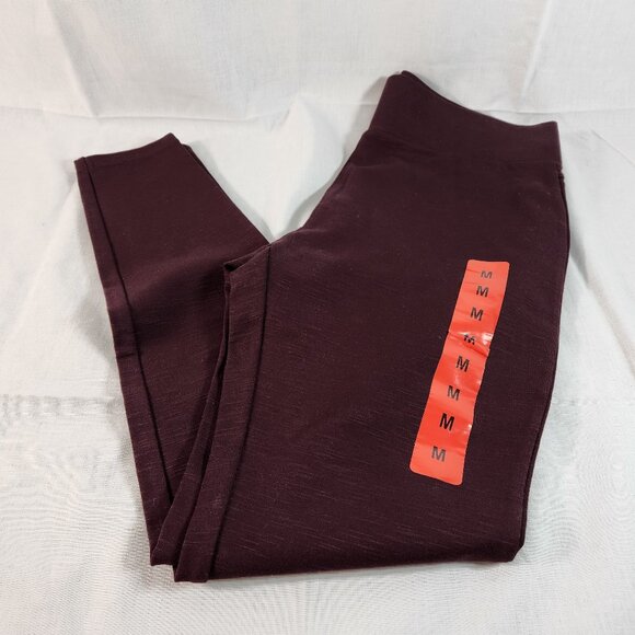 Matty M Pants - Matty M Yoga Pants Women Size M Jegging Stretch Ankle Flat Front Plum NEW FstShp